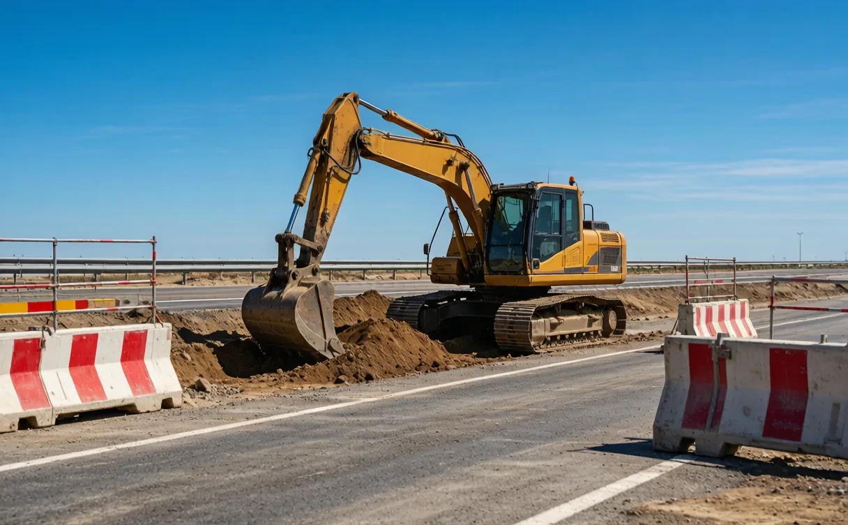 Road construction